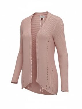 Sonoma Open-Front Knit Cardigan - Dusty Rose